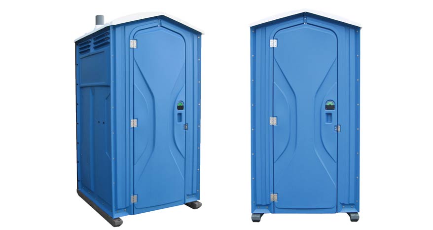 Long-term porta potty units on site in Pemberton, New Jersey